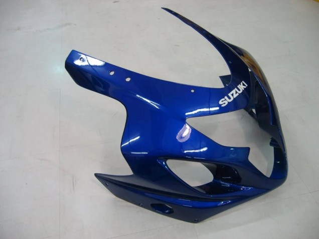 Blau Grau Glänzendes Schwarz 2004-2005 Suzuki GSXR 600/750 Motorrad Verkleidung