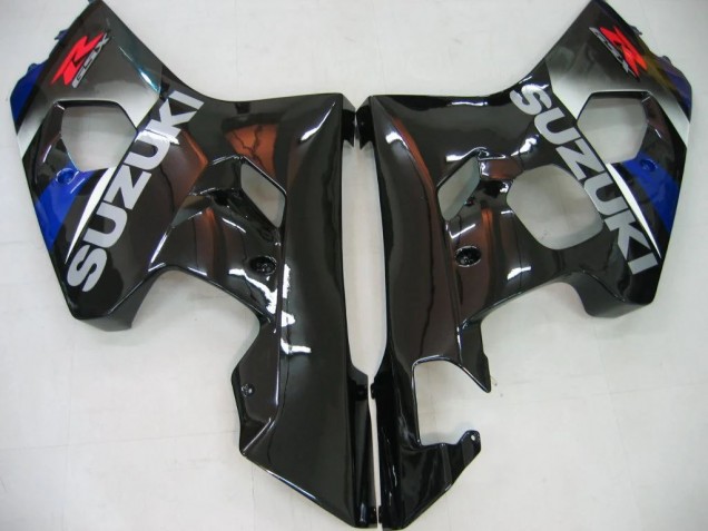 Blau Grau Glänzendes Schwarz 2004-2005 Suzuki GSXR 600/750 Motorrad Verkleidung