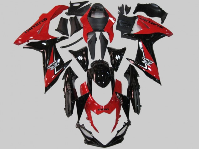 Rot Schwarz 2011-2024 Suzuki GSXR 600/750 Motorrad Verkleidung
