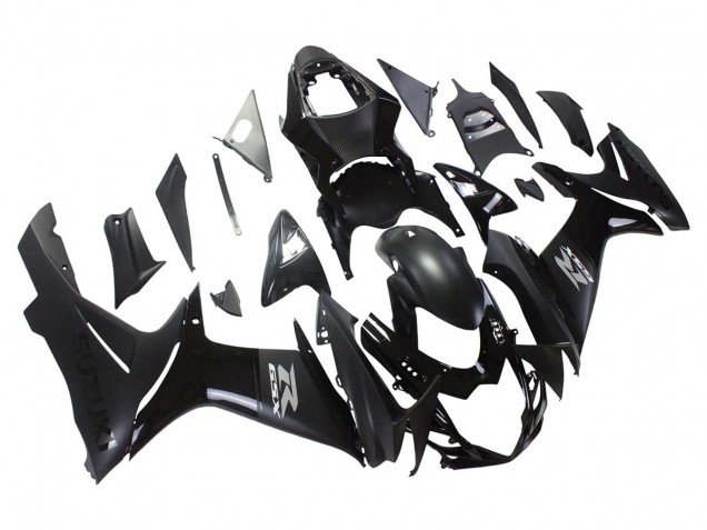 Matt Schwarz Glänzendes Schwarz 2011-2024 Suzuki GSXR 600/750 Motorrad Verkleidung