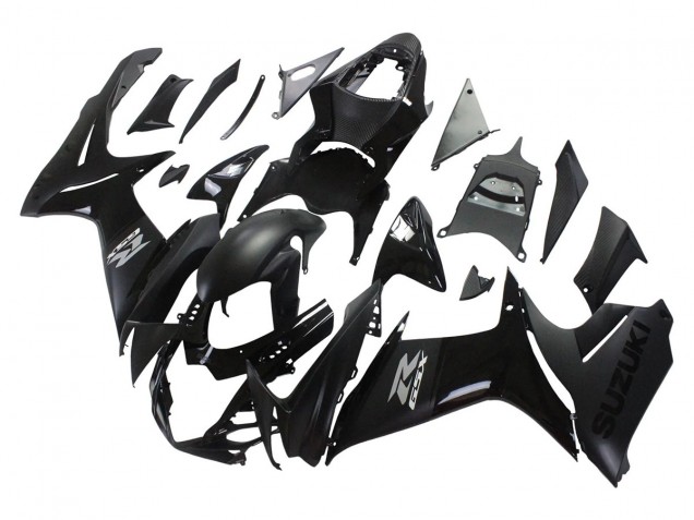 Matt Schwarz Glänzendes Schwarz 2011-2024 Suzuki GSXR 600/750 Motorrad Verkleidung
