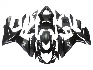 Matt Schwarz Glänzendes Schwarz 2011-2024 Suzuki GSXR 600/750 Motorrad Verkleidung