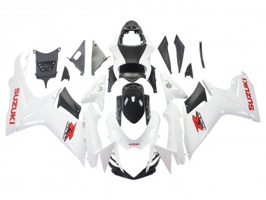 Weiß Glänzendes Schwarz Rot Aufkleber 2011-2024 Suzuki GSXR 600/750 Motorrad Verkleidung