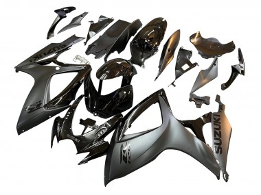 Glänzendes Schwarz Matt Schwarz 2006-2007 Suzuki GSXR 600/750 Motorrad Verkleidung