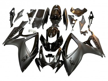 Glänzendes Schwarz Matt Schwarz 2006-2007 Suzuki GSXR 600/750 Motorrad Verkleidung