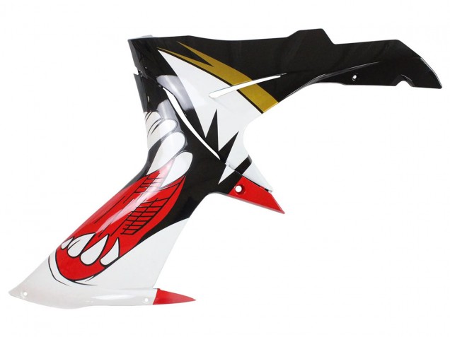 Rot Gold Grau Schwarz Weiß Hai 2011-2024 Suzuki GSXR 600/750 Motorrad Verkleidung