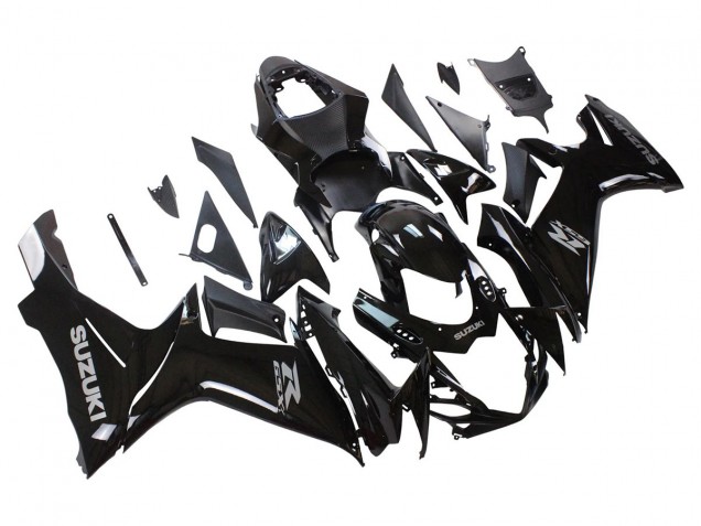 Glänzendes Schwarz 2011-2024 Suzuki GSXR 600/750 Motorrad Verkleidung