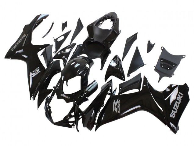 Glänzendes Schwarz 2011-2024 Suzuki GSXR 600/750 Motorrad Verkleidung