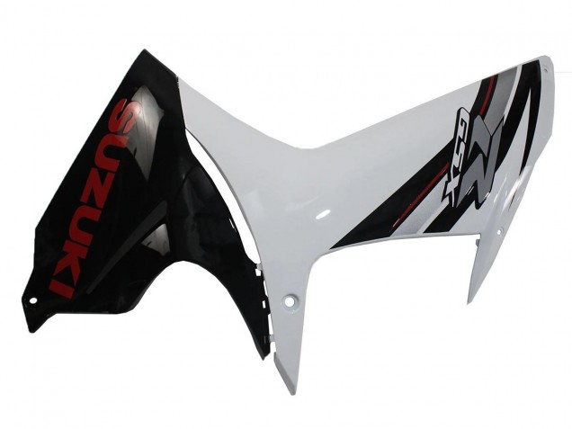 Weiß Glänzendes Schwarz 2011-2024 Suzuki GSXR 600/750 Motorrad Verkleidung