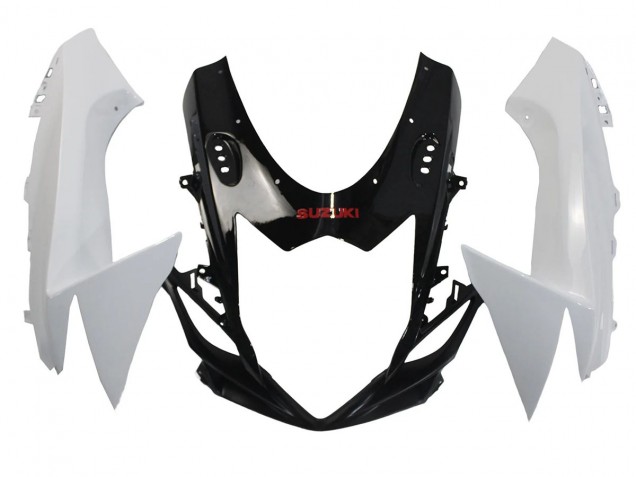 Weiß Glänzendes Schwarz 2011-2024 Suzuki GSXR 600/750 Motorrad Verkleidung