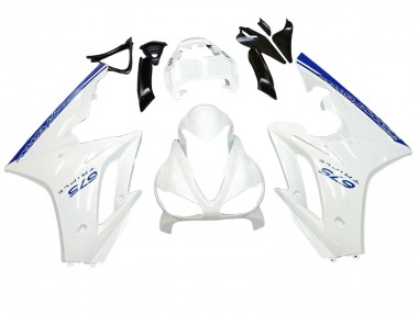 Weiß Blau 2006-2008 Triumph Daytona 675 Motorrad Verkleidung