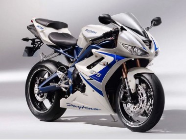 Silber Weiß Blau 2006-2008 Triumph Daytona 675 Motorrad Verkleidung