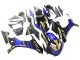 Blau Gold Schwarz 2015-2019 Yamaha YZF R1 Motorrad Verkleidung