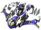 Blau Gold Schwarz 2015-2019 Yamaha YZF R1 Motorrad Verkleidung