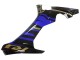 Blau Gold Schwarz 2015-2019 Yamaha YZF R1 Motorrad Verkleidung