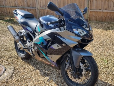 Blau Silber 2002-2003 Kawasaki Ninja ZX9R Motorrad Verkleidung