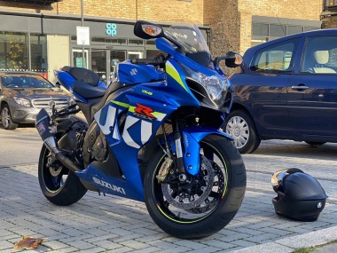 Blau Grün Weiß 2009-2016 Suzuki GSXR 1000 Motorrad Verkleidung