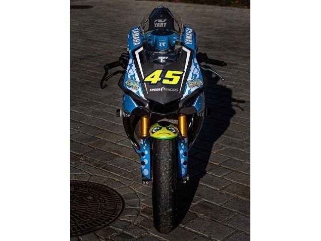 Blau Gelb Hai 2015-2019 Yamaha YZF R1 Motorrad Verkleidung