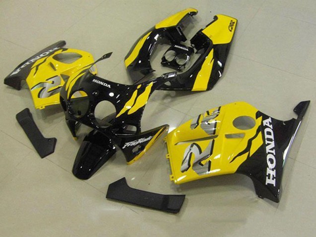 Honda CBR 250 RR MC19 1988-1989 Motorrad Verkleidungen - Gelb Schwarz Honda CBR 250 RR MC19 1988-1989 Motorrad Verkleidungen - Gelb Schwarz