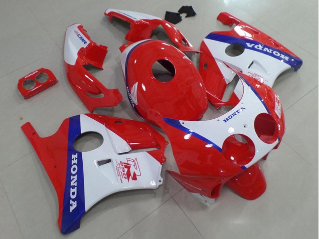 Honda CBR 250 RR MC22 1991-1998 Motorrad Verkleidungen - Blau Rot Weiß Honda CBR 250 RR MC22 1991-1998 Motorrad Verkleidungen - Blau Rot Weiß
