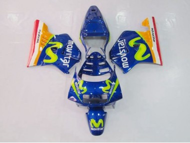 Honda NSR 250 MC28 P4 1994-1996 Motorrad Verkleidungen - Blau Grün