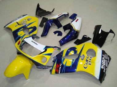 Suzuki GSXR 600 1996-2000 Motorrad Verkleidungen - Gelb Corona