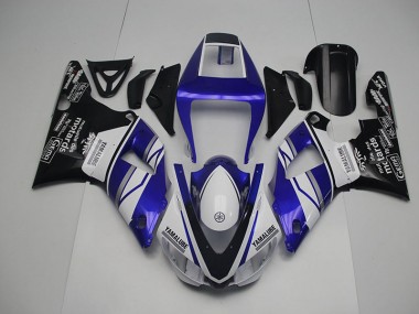 Yamaha R1 1998-1999 Motorrad Verkleidungen - Blau Weiß Schwarz