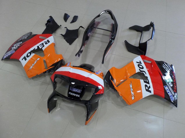 Honda VFR 800 1998-2001 Motorrad Verkleidungen - Repsol Honda VFR 800 1998-2001 Motorrad Verkleidungen - Repsol