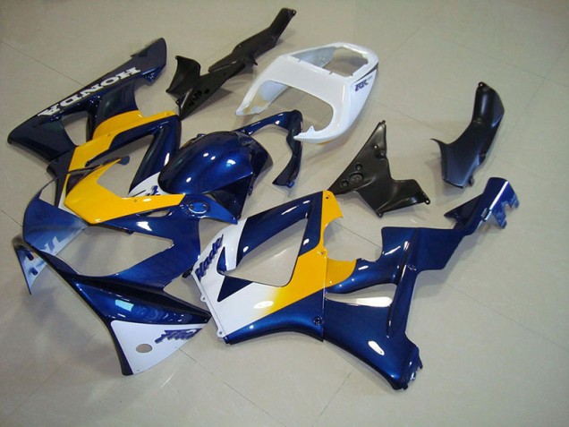 Honda CBR 900 RR 929 2000-2001 Motorrad Verkleidungen - Dunkel blau Gelb Weiß Honda CBR 900 RR 929 2000-2001 Motorrad Verkleidungen - Dunkel blau Gelb Weiß