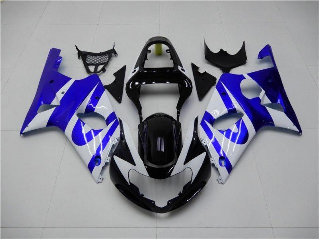 Suzuki GSXR 1000 K1 2000-2002 Motorrad Verkleidungen - Blau Weiß Suzuki GSXR 1000 K1 2000-2002 Motorrad Verkleidungen - Blau Weiß