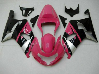Suzuki GSXR 600 / 750 K1 K2 K3 2001-2003 Motorrad Verkleidungen - Rosa Schwarz