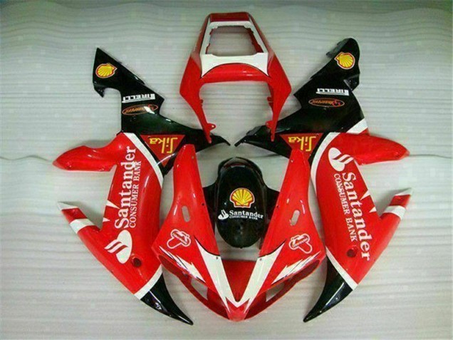 Yamaha R1 2002-2003 Motorrad Vollverkleidung - Rot Yamaha R1 2002-2003 Motorrad Vollverkleidung - Rot