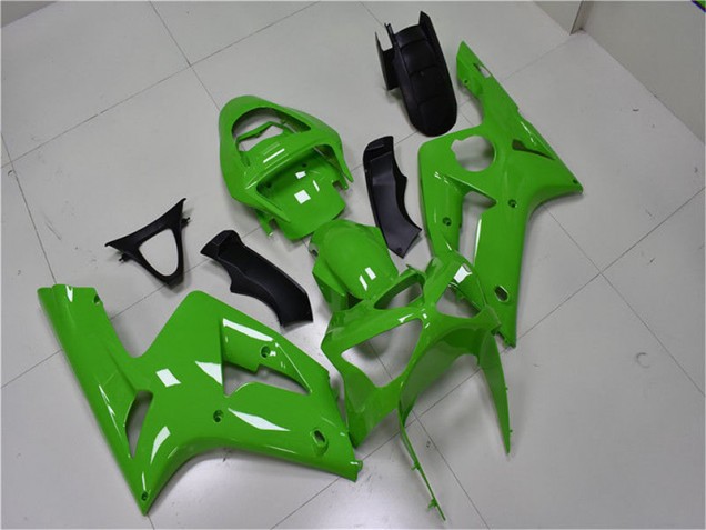 Kawasaki ZX6R 2003-2004 Motorrad Verkleidung - Grün Kawasaki ZX6R 2003-2004 Motorrad Verkleidung - Grün