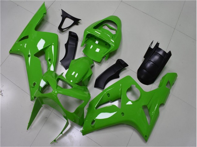 Kawasaki ZX6R 2003-2004 Motorrad Verkleidung - Grün Kawasaki ZX6R 2003-2004 Motorrad Verkleidung - Grün