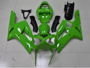 Kawasaki ZX6R 2003-2004 Motorrad Verkleidung - Grün