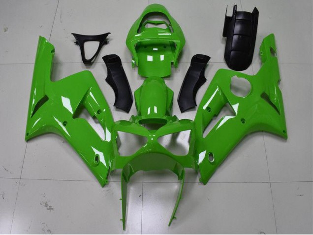 Kawasaki ZX6R 2003-2004 Motorrad Verkleidung - Grün Kawasaki ZX6R 2003-2004 Motorrad Verkleidung - Grün