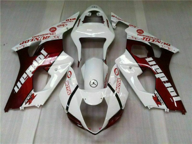 Suzuki GSXR 1000 K3 2003-2004 Motorrad Verkleidung - Rot Weiß Suzuki GSXR 1000 K3 2003-2004 Motorrad Verkleidung - Rot Weiß