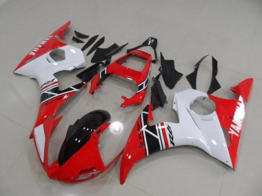 Yamaha R6 2003-2005 Motorrad Verkleidung - Rot Weiß Schwarz