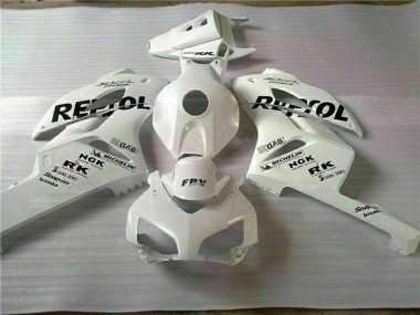 Honda CBR 1000 RR 2004-2005 Motorrad Verkleidungen - Weiß Schwarz Repsol