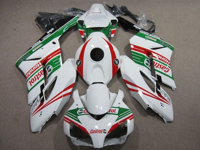 Honda CBR 1000 RR 2004-2005 Motorrad Verkleidungen - Weiß Rot Castrol Honda CBR 1000 RR 2004-2005 Motorrad Verkleidungen - Weiß Rot Castrol