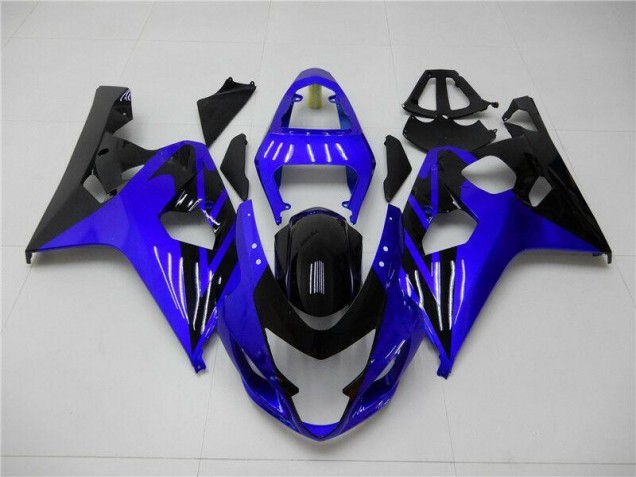 Suzuki GSXR 600 / 750 K4 2004-2005 Motorrad Verkleidungen - Blau Schwarz Suzuki GSXR 600 / 750 K4 2004-2005 Motorrad Verkleidungen - Blau Schwarz