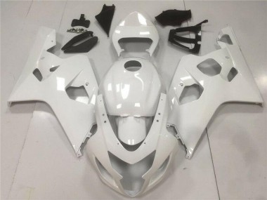 Suzuki GSXR 600 / 750 K4 2004-2005 Motorrad Verkleidungen - Glänzend Weiß
