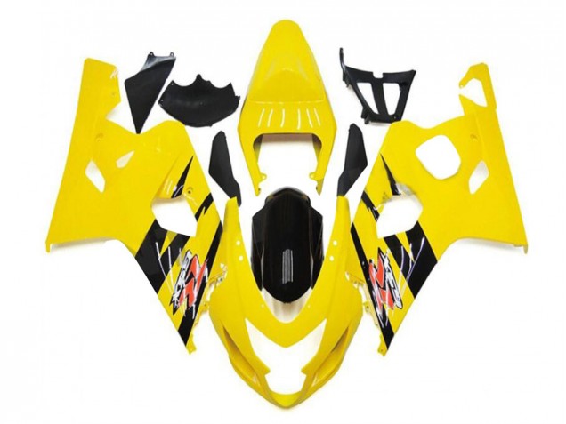 Suzuki GSXR 600 / 750 K4 2004-2005 Motorrad Verkleidungen - Gelb Schwarz Suzuki GSXR 600 / 750 K4 2004-2005 Motorrad Verkleidungen - Gelb Schwarz