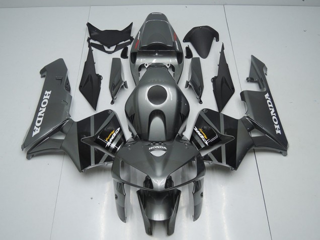 Honda CBR 600 RR 2005-2006 Motorrad Verkleidungen - Grau Schwarz Honda CBR 600 RR 2005-2006 Motorrad Verkleidungen - Grau Schwarz
