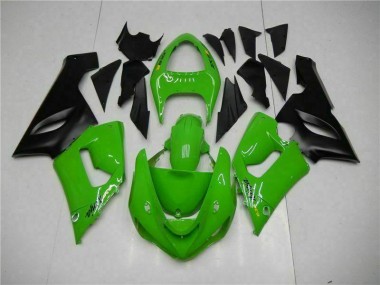Kawasaki ZX6R 2005-2006 Motorrad Vollverkleidung - Grün