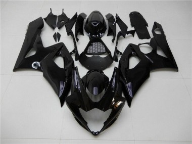 Suzuki GSXR 1000 K5 2005-2006 Motorrad Verkleidungen - Glänzend Schwarz