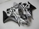 Honda CBR 1000 RR 2006-2007 Motorrad Verkleidungen - Schwarz Silber Grau Honda CBR 1000 RR 2006-2007 Motorrad Verkleidungen - Schwarz Silber Grau