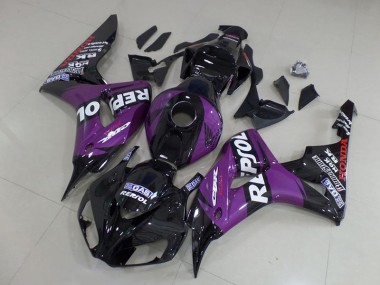 Honda CBR 1000 RR 2006-2007 Motorrad Verkleidungen - Lila Repsol