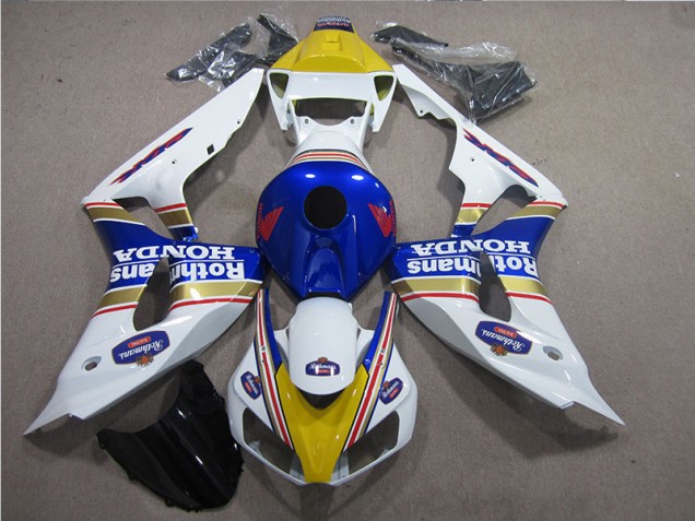 Honda CBR 1000 RR 2006-2007 Motorrad Verkleidungen - Weiß Blau Rothmans Honda CBR 1000 RR 2006-2007 Motorrad Verkleidungen - Weiß Blau Rothmans