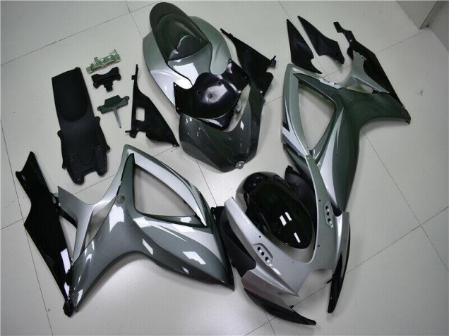 Suzuki GSXR 600 / 750 K6 2006-2007 Motorrad Verkleidung - Silber Grau Suzuki GSXR 600 / 750 K6 2006-2007 Motorrad Verkleidung - Silber Grau